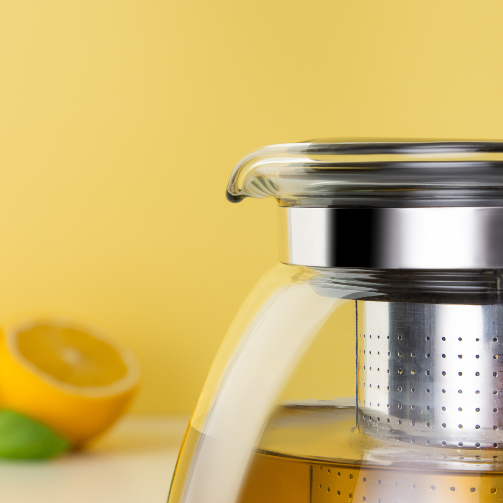 VETTA Чайник заварочный 1100мл, ситечко из нерж.стали, стекло, полипропилен - #11