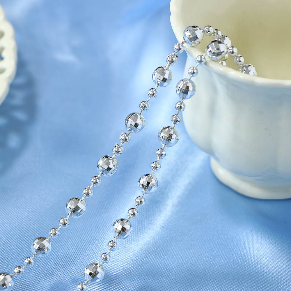 СНОУ БУМ Бусы декоративные 0,8x270 см, 3 цвета, 26-472 - #8