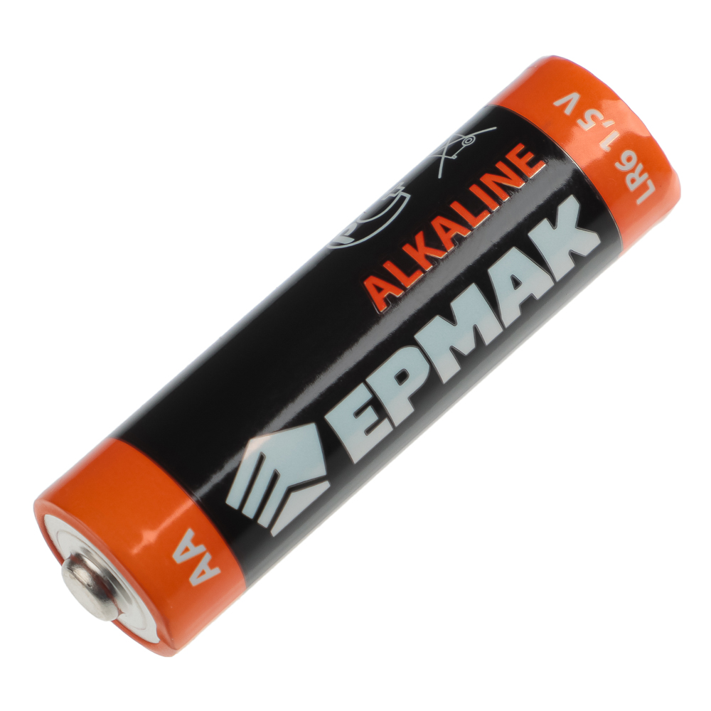 ЕРМАК Батарейки 2шт, тип AA, "Alkaline" щелочная, BL - #3