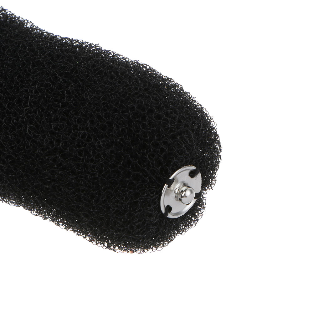 Валик для создания пучка на кнопке, тм ЮНИLOOK, 16-18см, диаметр 4см, нейлон, 3 цвета, #14 - #6