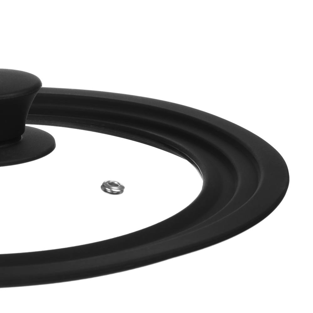 SATOSHI Крышка универсальная стекло/силикон с ручкой, 20-22-24см - #2