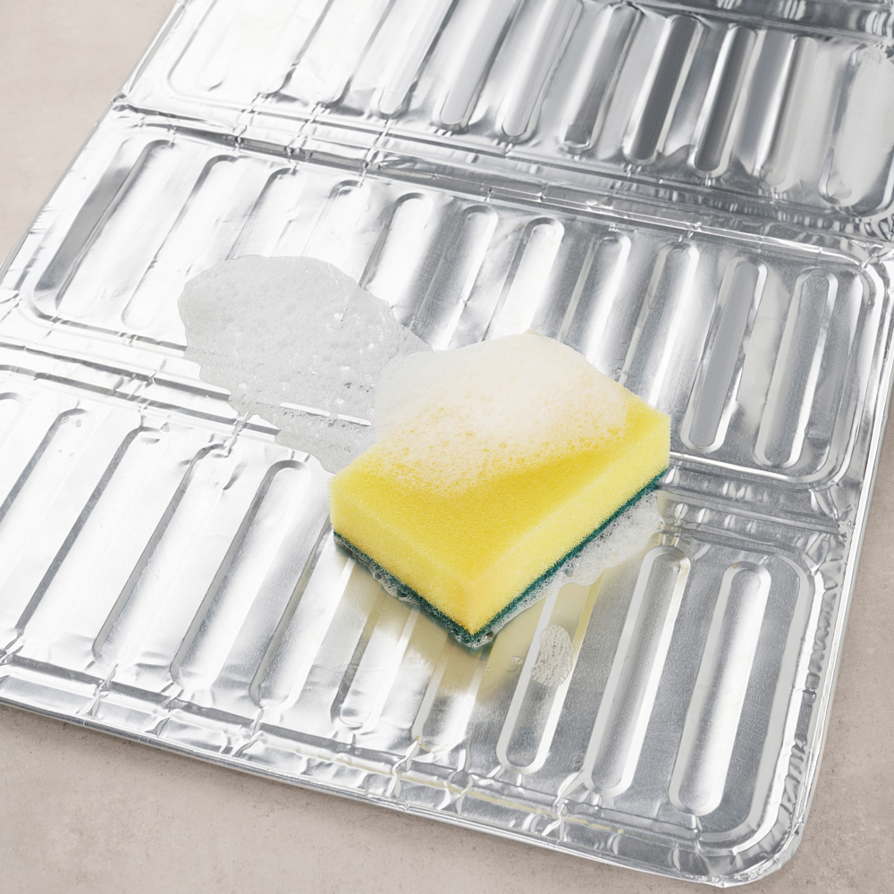 Экран защитный от брызг тм VETTA, 32,5х84см, алюминий - #15