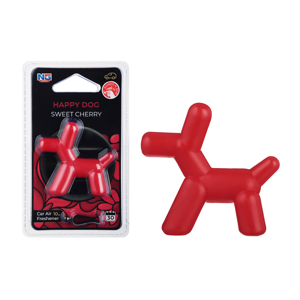 NEW GALAXY Ароматизатор на дефлектор 10гр.,Happy Dog фрукт. сад,сладк.вишня,черн. бархат,север.ветер - #2