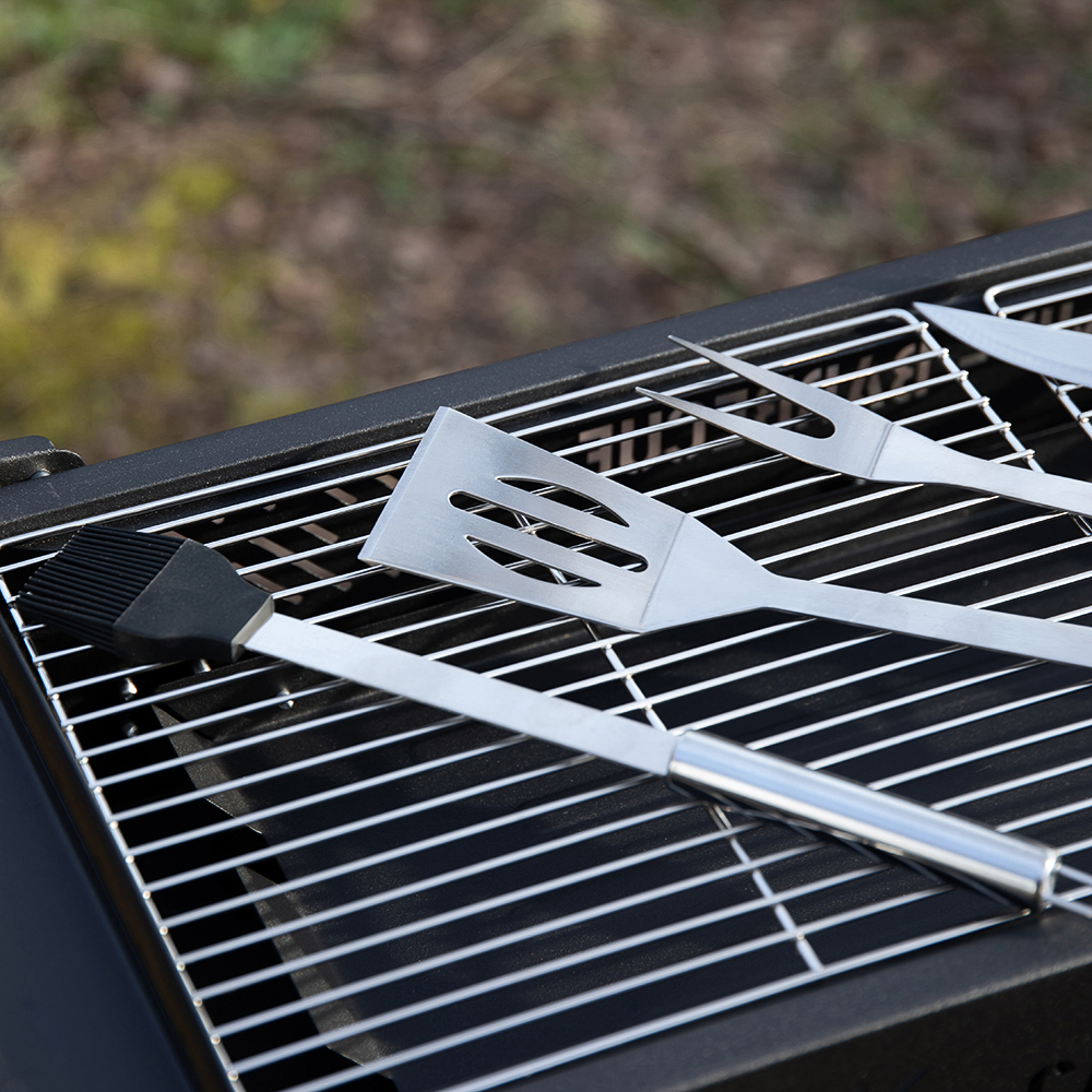 Набор для гриля 5 в 1 тм GRILLBOOM, нерж. сталь 420/410, в защитном чехле - #21