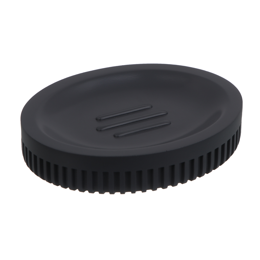 Мыльница тм VETTA Модена, полирезин, серый, 10x8x2см - #4