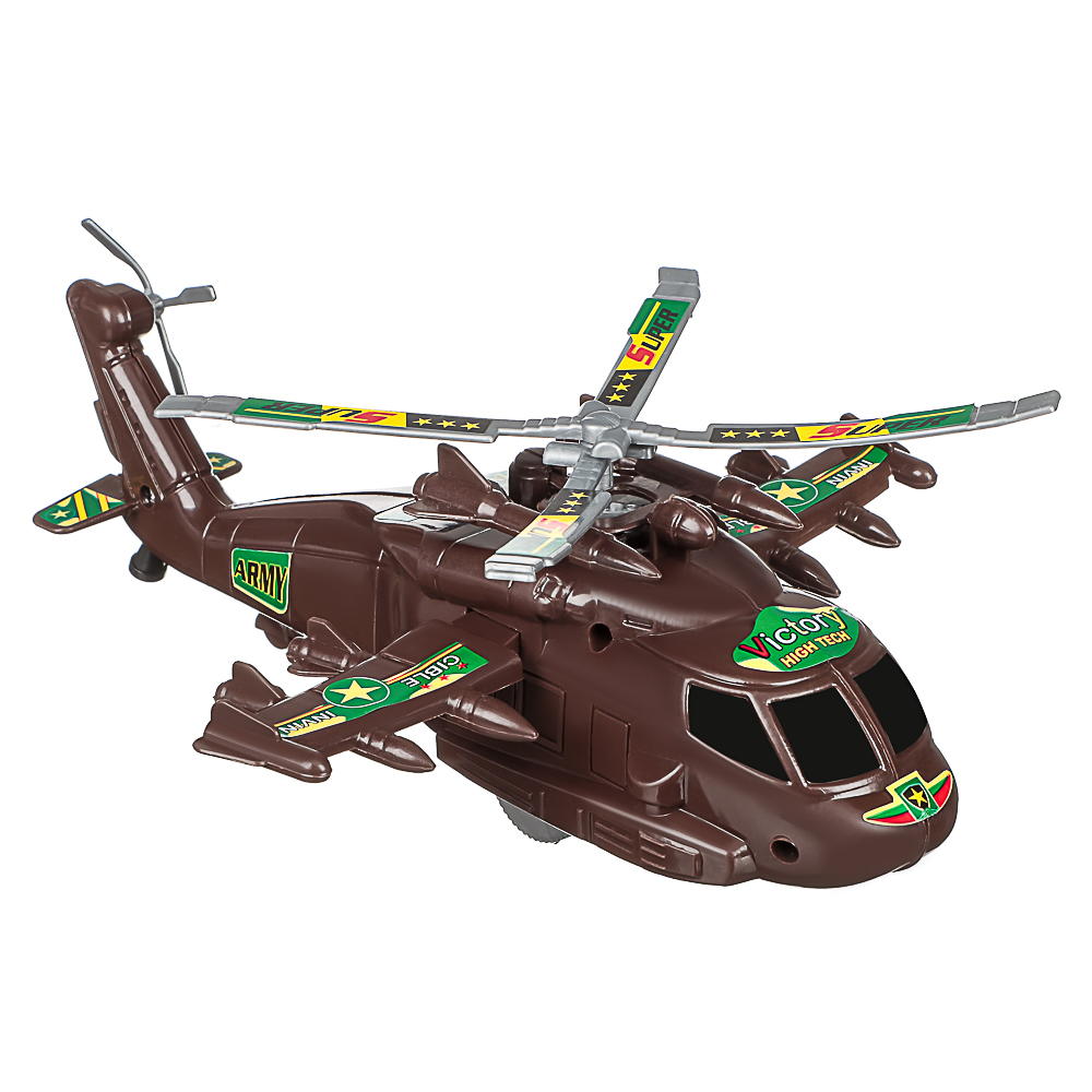 ИГРОЛЕНД Игрушка вертолет заводной, пластик, 16,4x24x8,5 см, 4 дизайна, для детей 3+ - #7