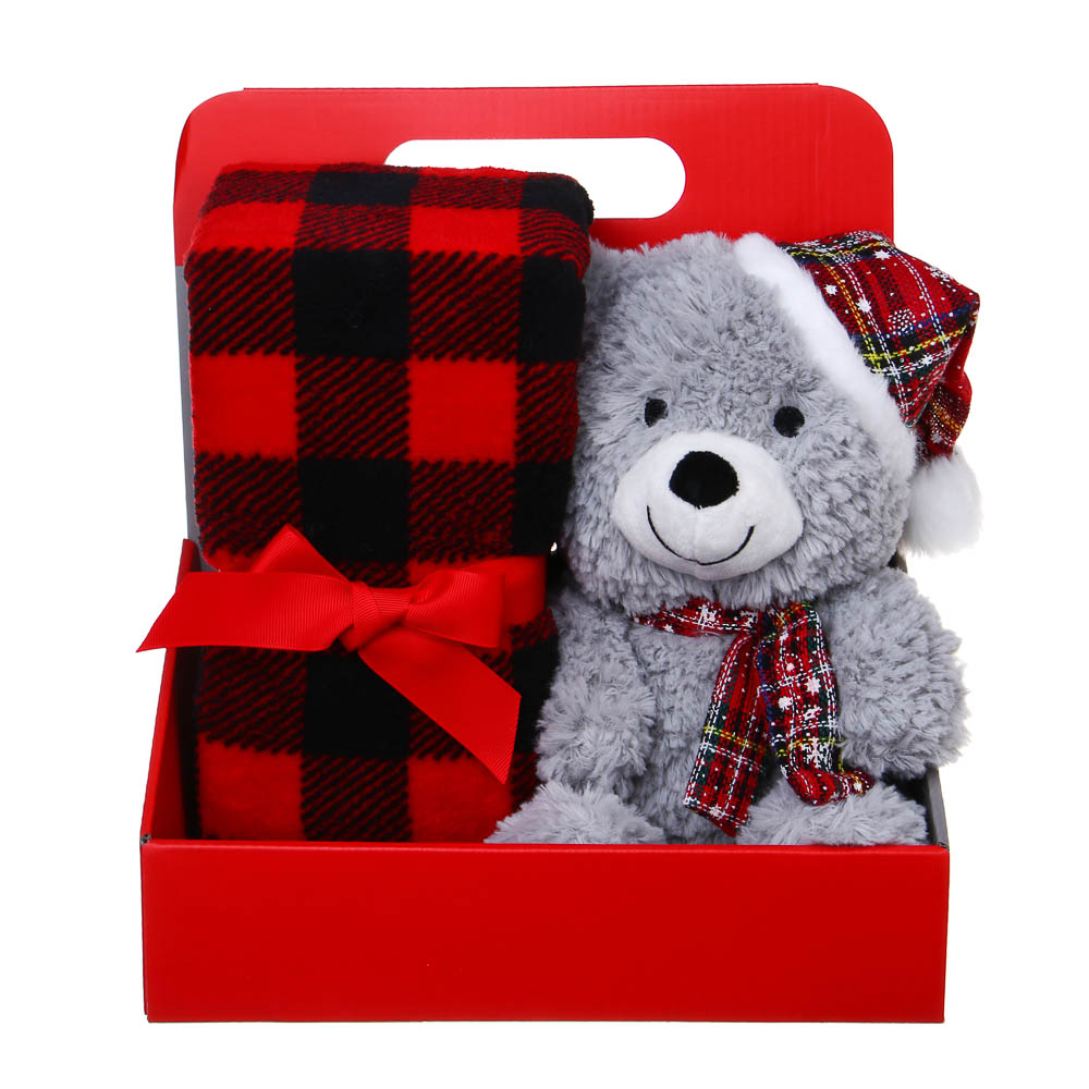 PROVANCE Щелкунчик Плед с сувениром, 75х90см, 100% полиэстер, 3 дизайна - #2