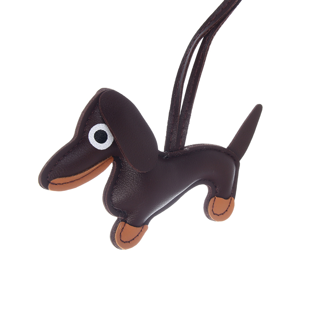 Подвеска брелок тм ЮL Такса, ПУ, 22х12,5 см, 3 цвета - #4