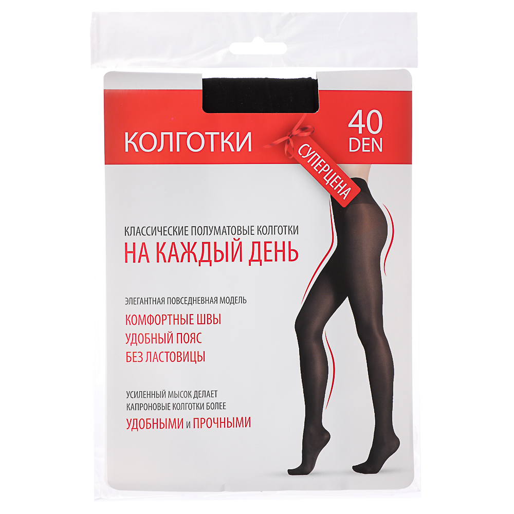 Колготки женские капроновые, 40 den - #5