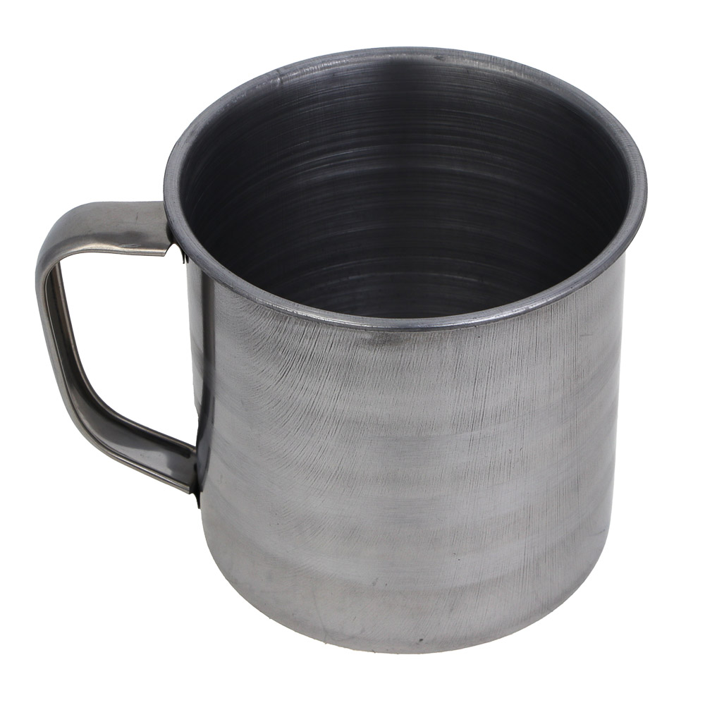 Кружка туристическая с крышкой тм РУССО ТУРИСТО, 0,22л., 8,2х7,3 см, 410-я нерж.сталь - #3