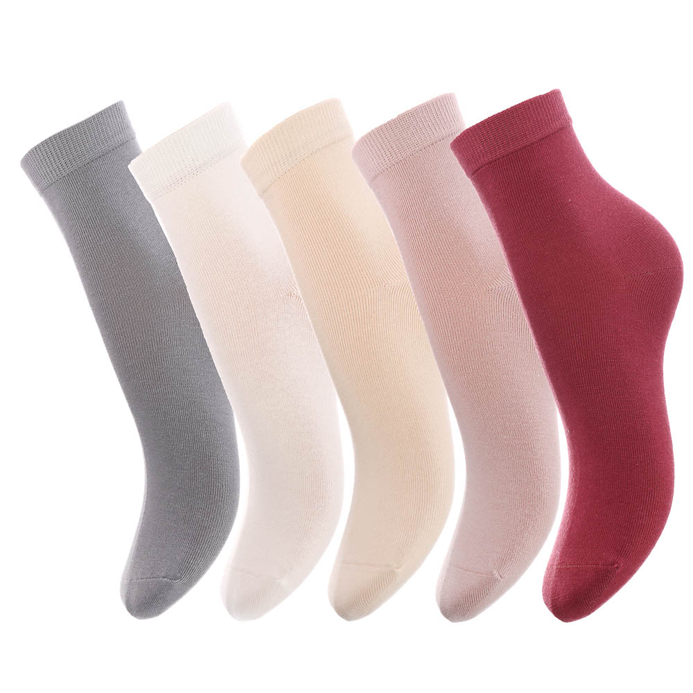 Носки детские, бесшовные, тм Turkan, 9-11 лет, 90%хлопок, 8% п/а, 2%лайкра,цвета в ас-те, R0626 - #1