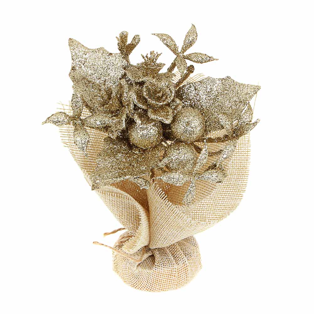 Украшение декоративное Сноубум "Цветок", 15х12 см - #2