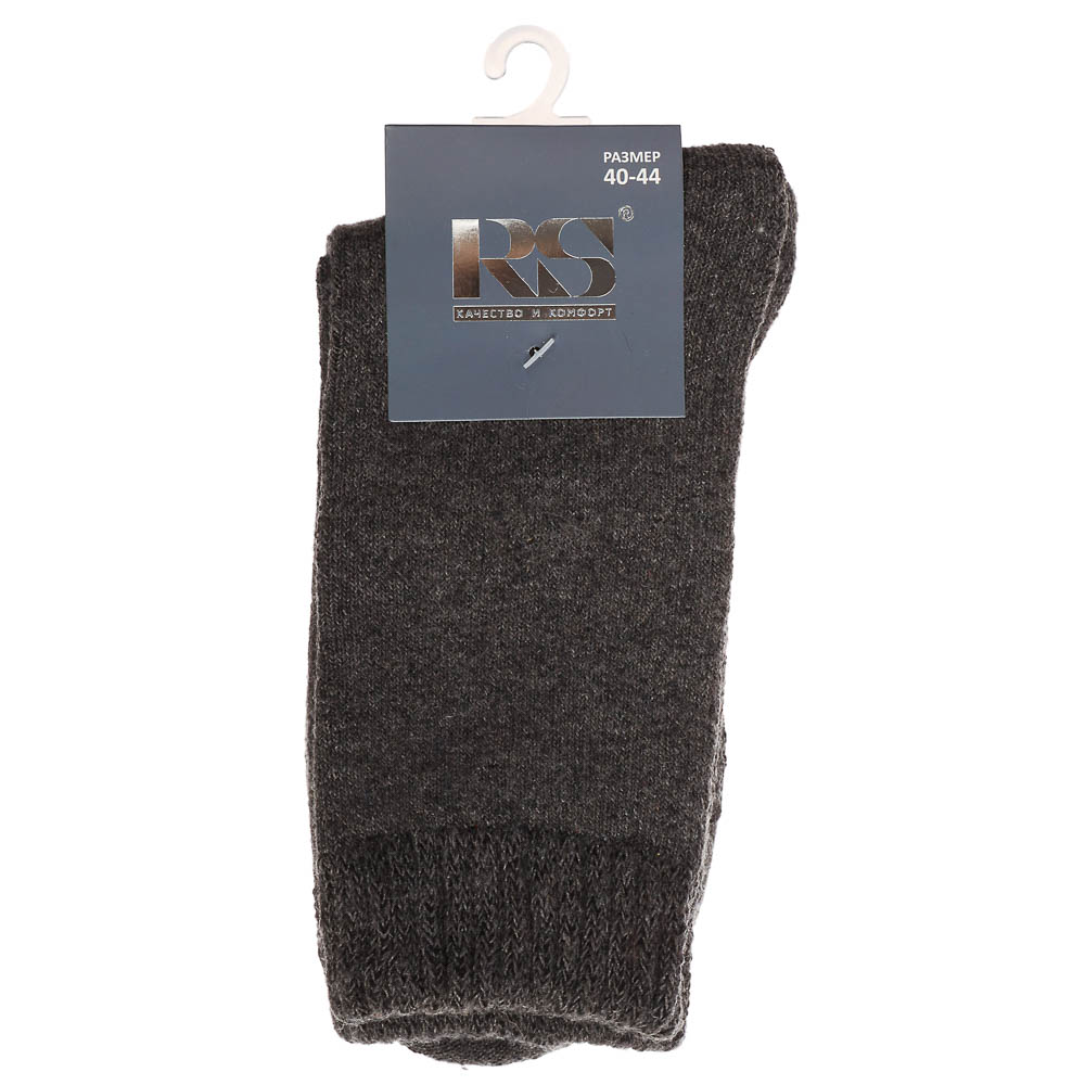 Носки мужские махровые "полушерсть", 65% полушерсть, 15% акрил, 10% спандекс, 10% эластан, р. 40-44 - #5