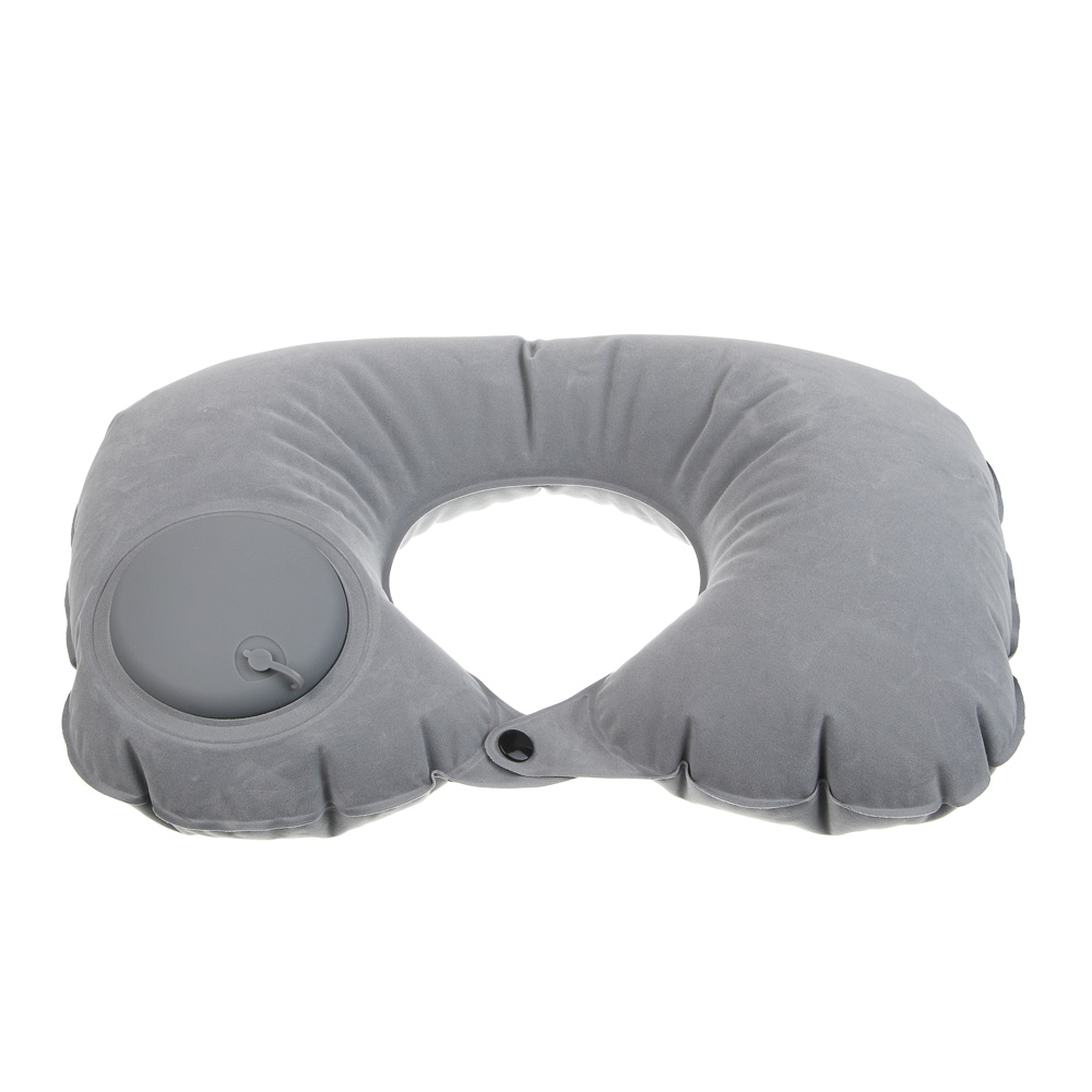 Подушка дорожная надувная, с насосом, тм BY SPORT, 37х24см, ПВХ, 2 цвета - #4