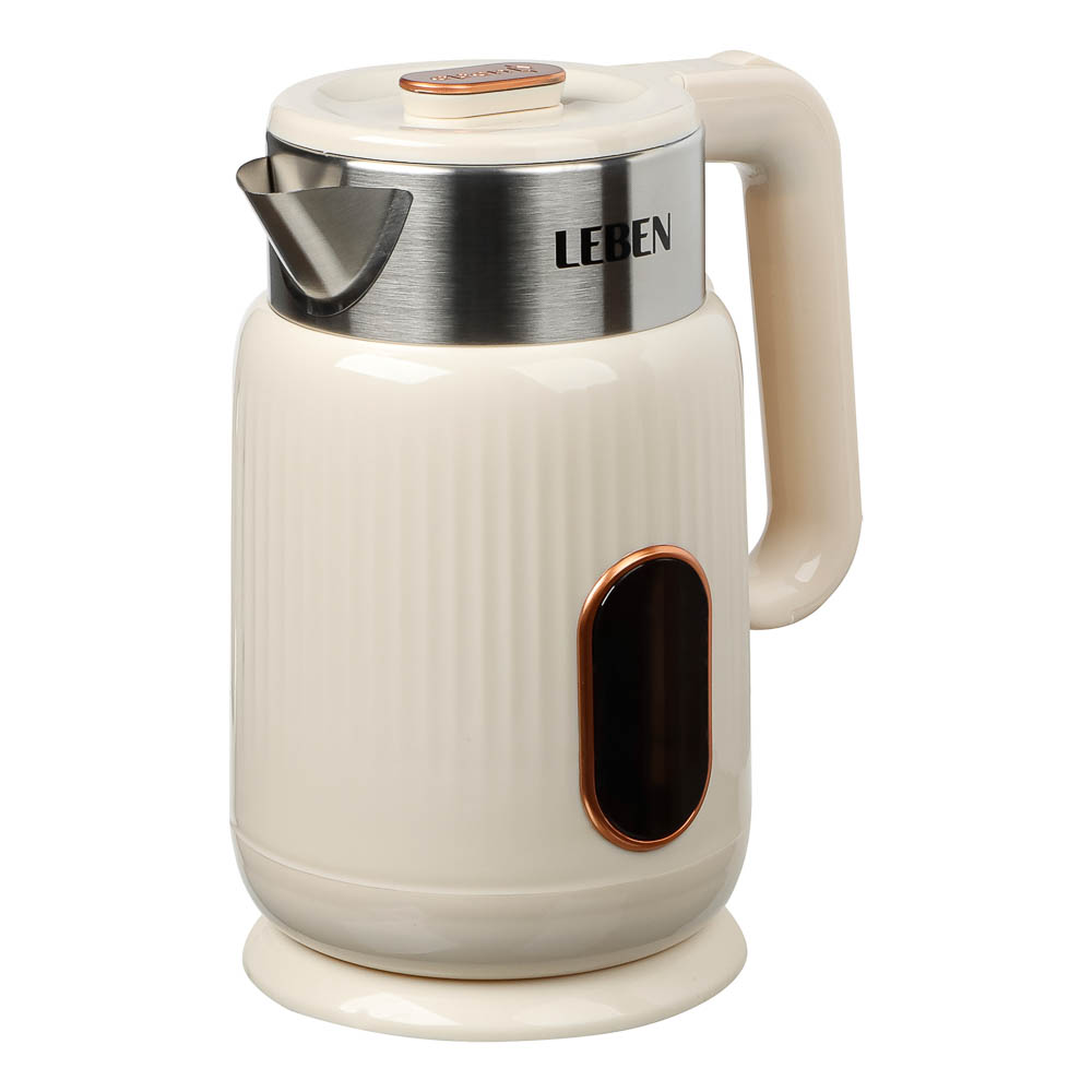 LEBEN Чайник электрический 2л, 1500Вт, пластик - #1