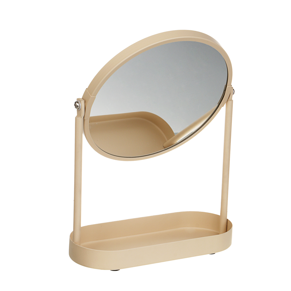 Зеркало в железной оправе тм VETTA Монтана, бежевый, 18,5x8,2x25см - #6