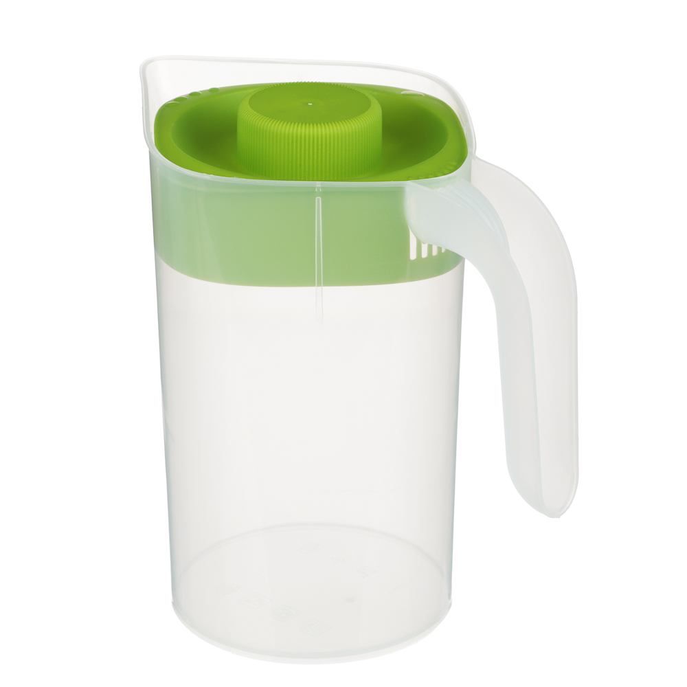 Набор посуды: кувшин 2л Practic с крышкой + стаканы 4шт 0,25л, пластик - #4