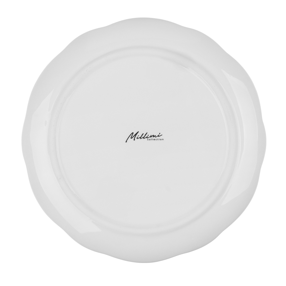 MILLIMI Снегири Блюдо круглое, 20х20х2,5см, керамика - #4