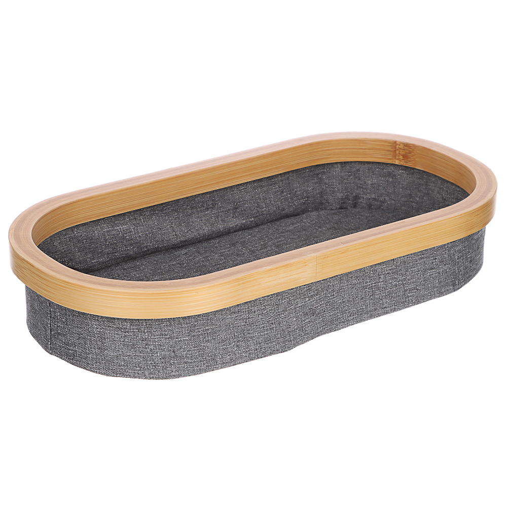 VETTA Корзина для хранения овальная Bamboo Eco, 30x15,5x5,5 см, бамбук - #1