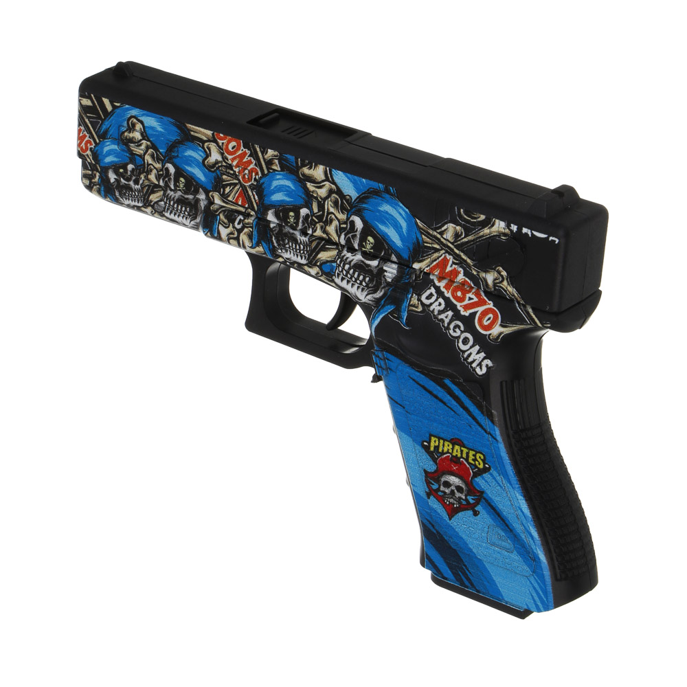 ИГРОЛЕНД Пистолет "Спецагент", гидрогелевые пули, PP, 20х14х4 см, 2 дизайна - #8