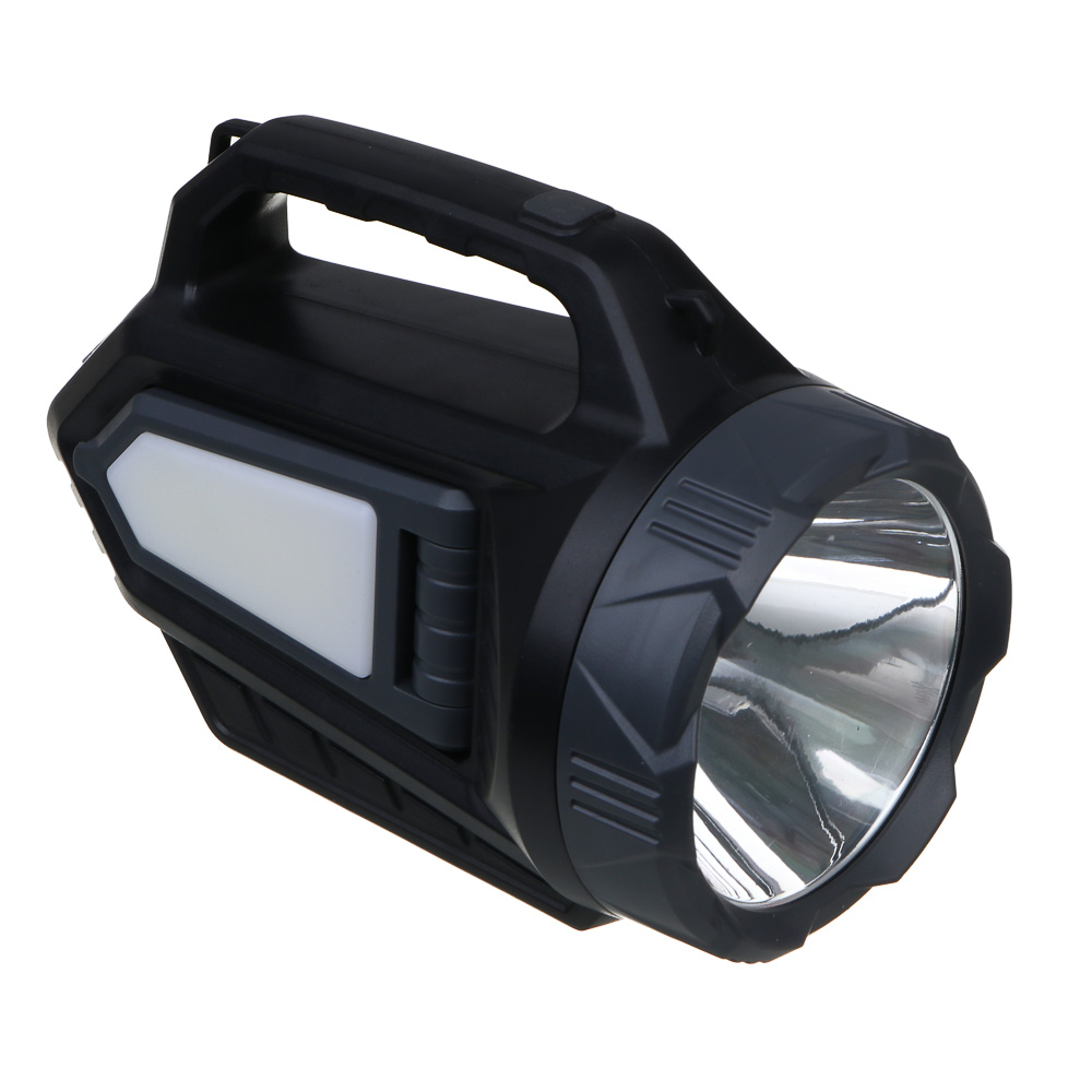 ЕРМАК Фонарь прожектор,LED,5 режимов,пластик,2400мАч,боков.фонари, красный свет, солн.батарея,Туре-С - #1