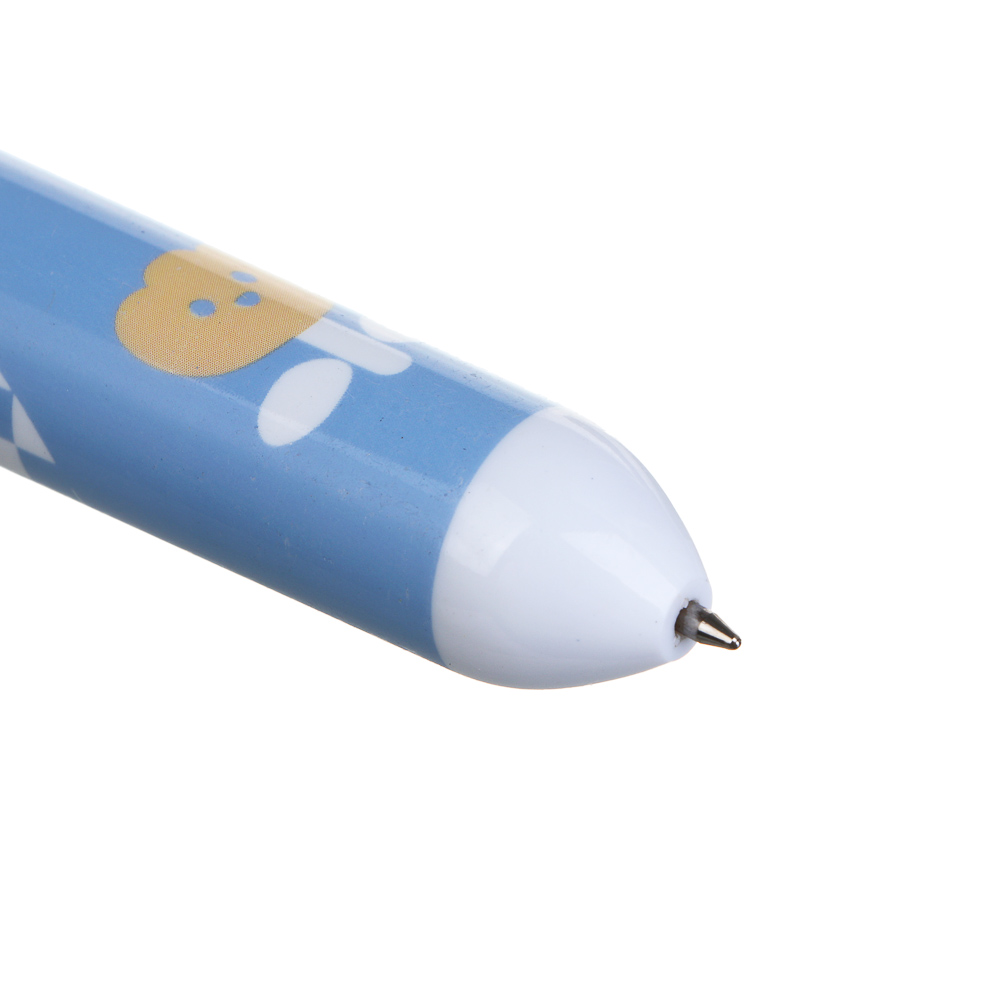 Ручка шариковая автоматическая 10-ти цветная с фигуркой в форме футбольного мяча, 6 дизайнов - #3