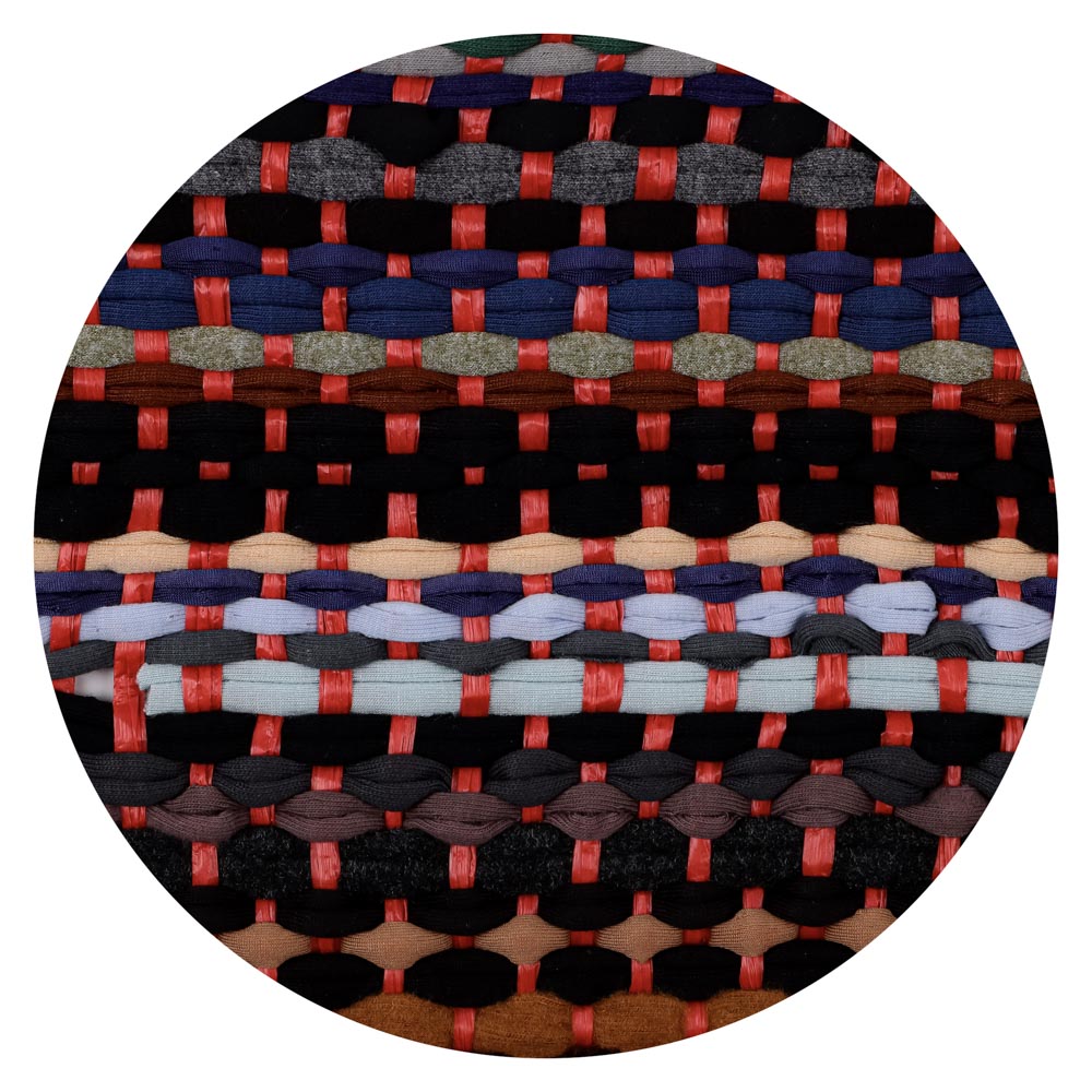 VETTA Коврик придверный плетеный эконом, полиэстер, 35х55см, разноцветный - #3