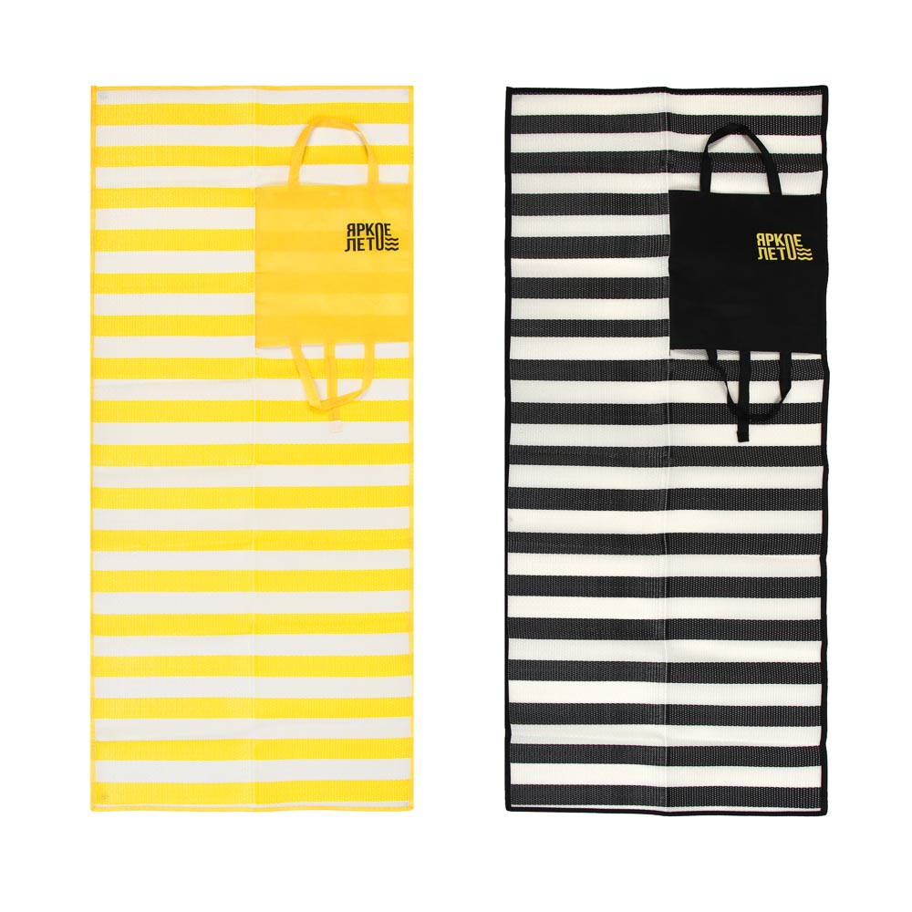 Коврик пляжный с ручками для переноски тм ЯРКОЕ ЛЕТО, PP, 60х170см - #1