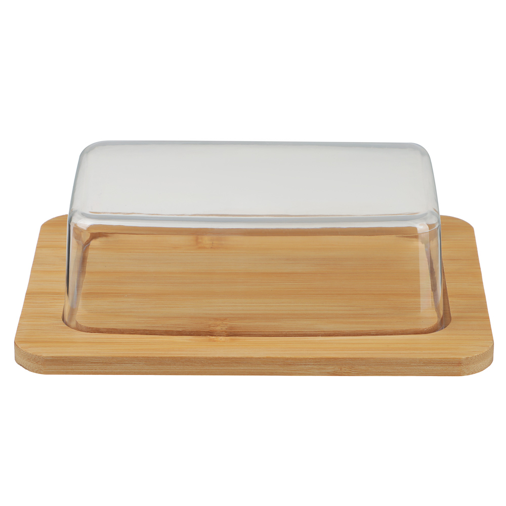 Масленка тм VETTA, 20,5x14x6,4см, пластик, бамбук - #4