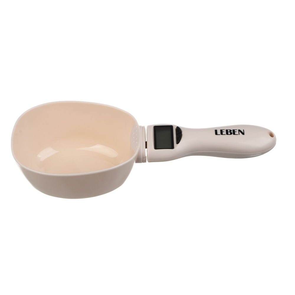 LEBEN Весы-ложка электронная, чаша 300мл, точность 1гр, LED дисплей, CR2032 (в компл.) - #4