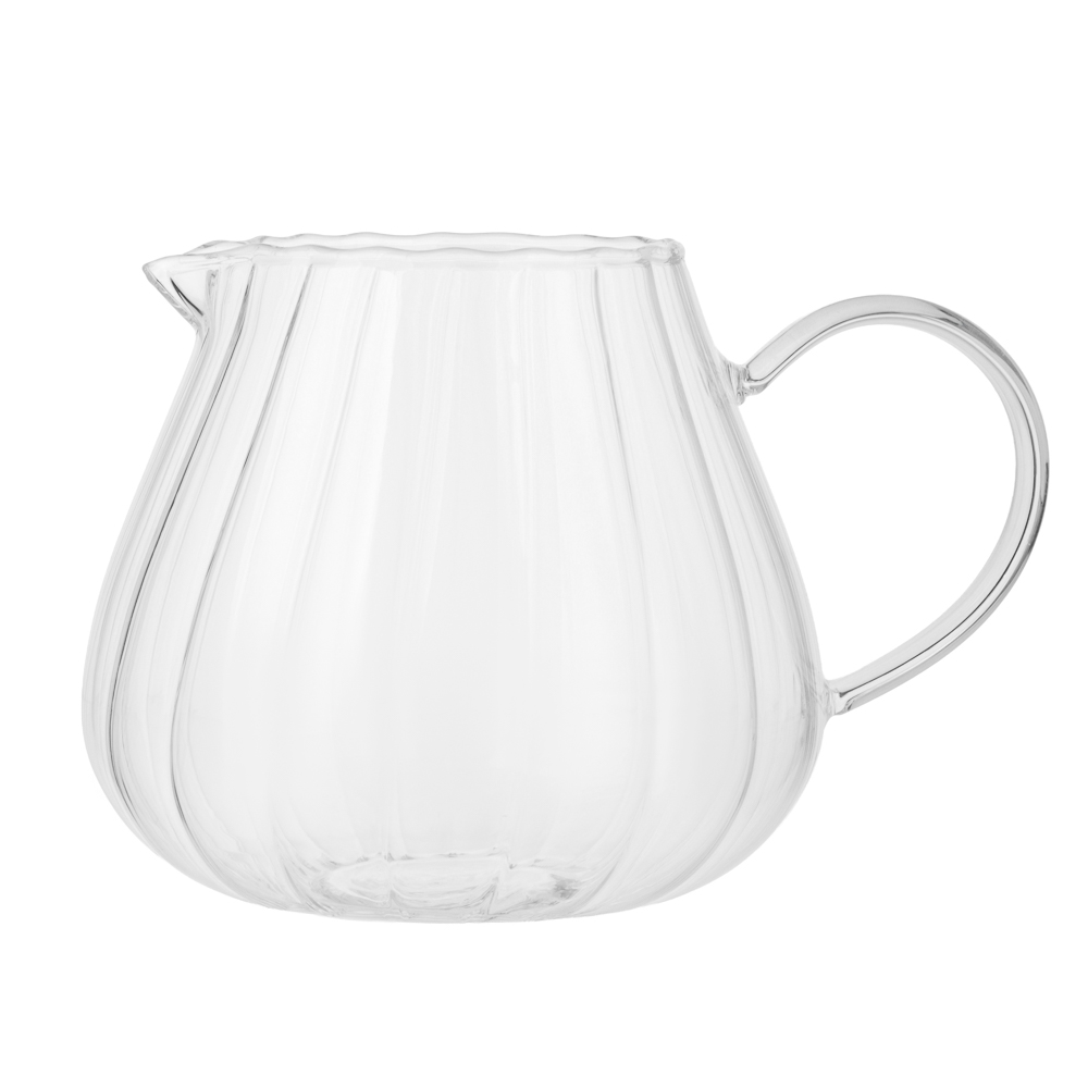 Кувшин без крышки с неровным краем тм MILLIMI Лава, 1000мл, стекло - #1