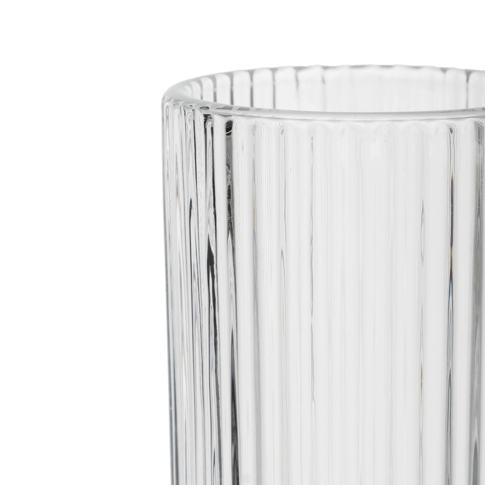 MILLIMI Бокал для шампанского Грея, 150мл, стекло, прозрачный, рифленый - #3