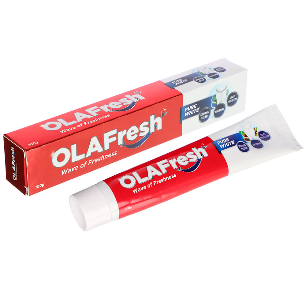 Зубная паста OLAFresh отбеливающая, 100 г - #1