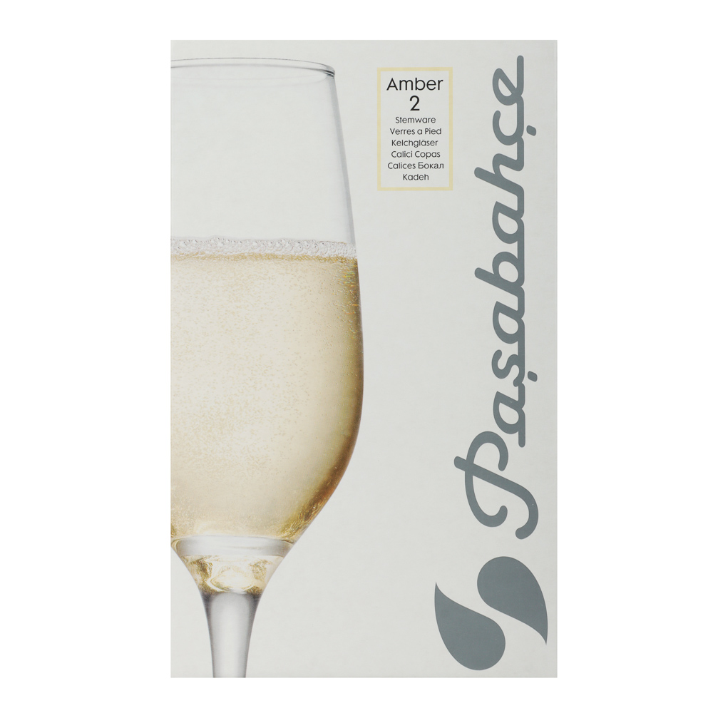 PASABAHCE Амбер Набор бокалов для шампанского 2шт 200мл, стекло, арт. 440295B - #5