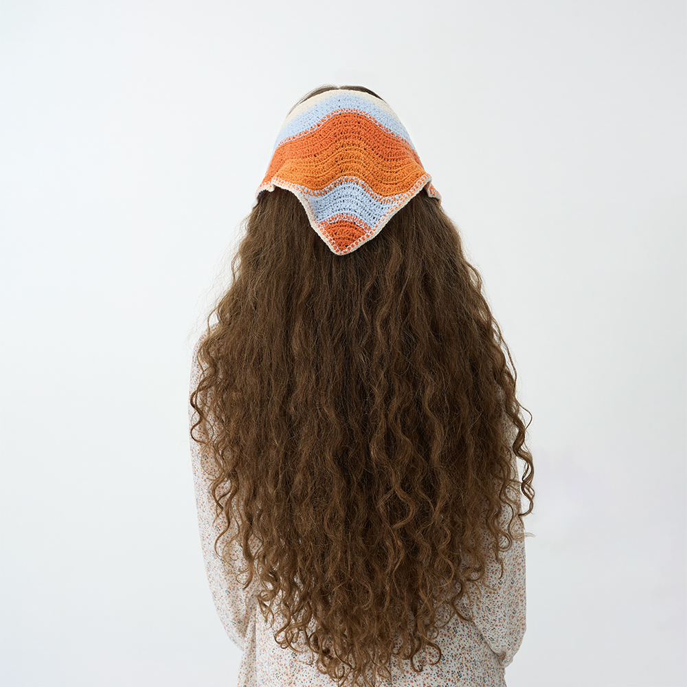 GALANTE Косынка вязаная женская, р-р 50x35см, 100% полиэстер, 6 дизайнов - #12