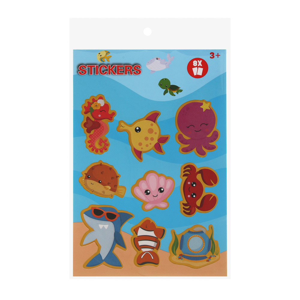 Блокнот с наклейками для творчества, 24х15см, бумага, 8 страниц, 4 дизайна - #3