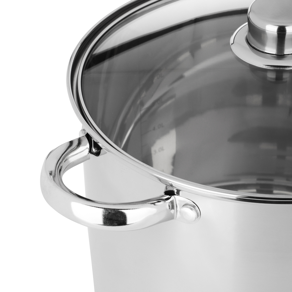 VETTA Орландо Кастрюля 24х20см, 9,0л, со стекл. крышкой, индукция - #4