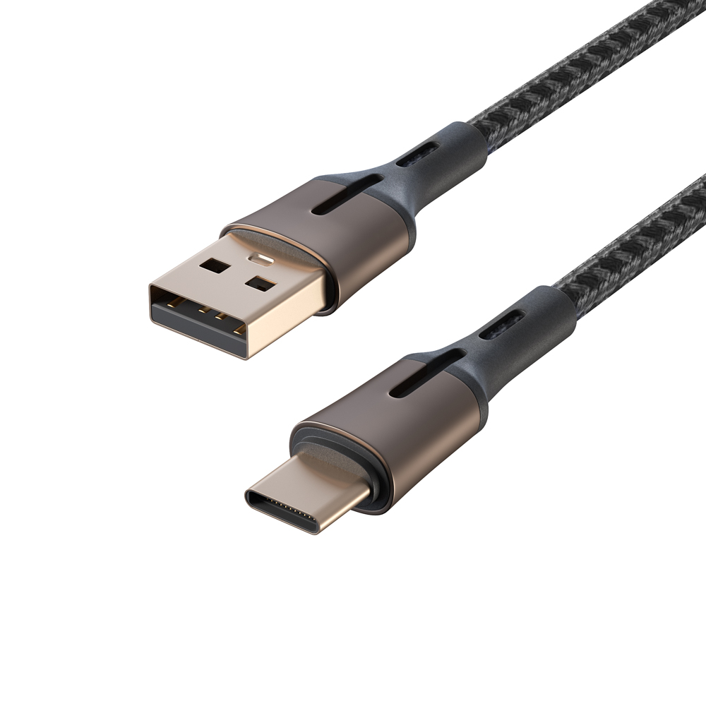 Кабель для зарядки USB(A)-Type C BY Авангард, 2м, 3А, Быстрая зарядка QC 3.0, черный - #4