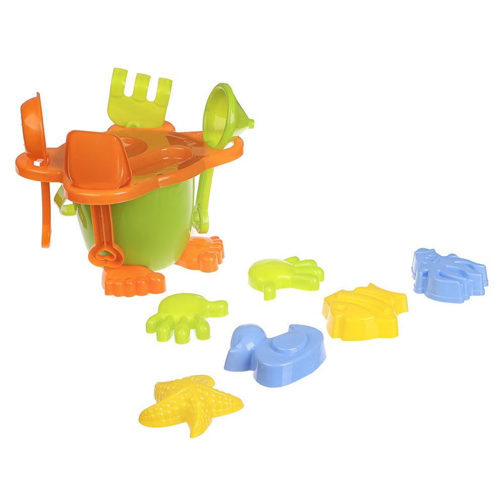 Набор для игры в песке "Дружок", ИГРОЛЕНД, 9 предметов, для детей 3+ - #12