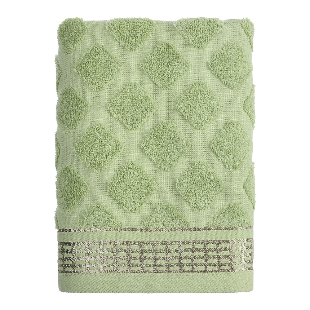 PROVANCE Эвкалипт Полотенце махровое, 100% хлопок, 50х90см, 420гр/м, зеленый - #10