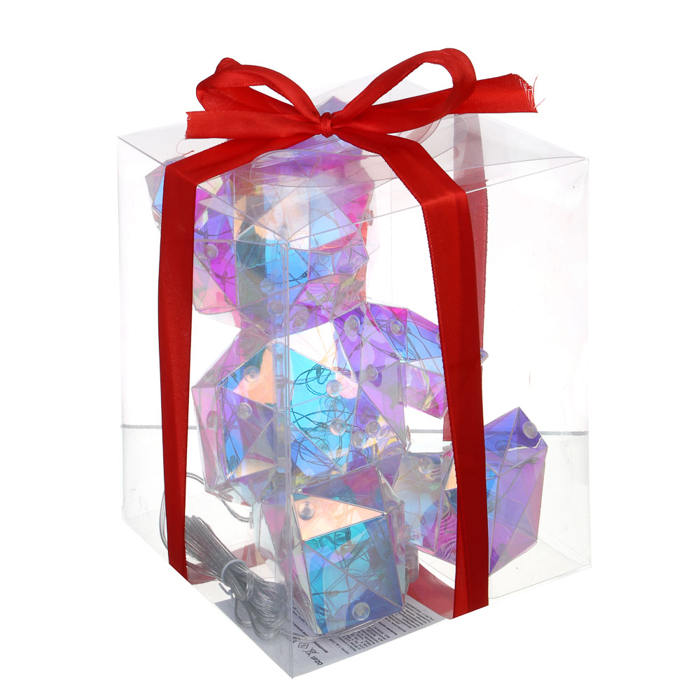 СНОУ БУМ Медвежонок, 10х17 см, 70 LED, постоянное свечение, USB - #12