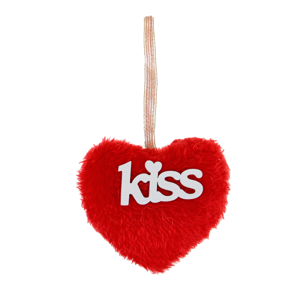 Декор-подвеска "Сердце" "Kiss" - #1