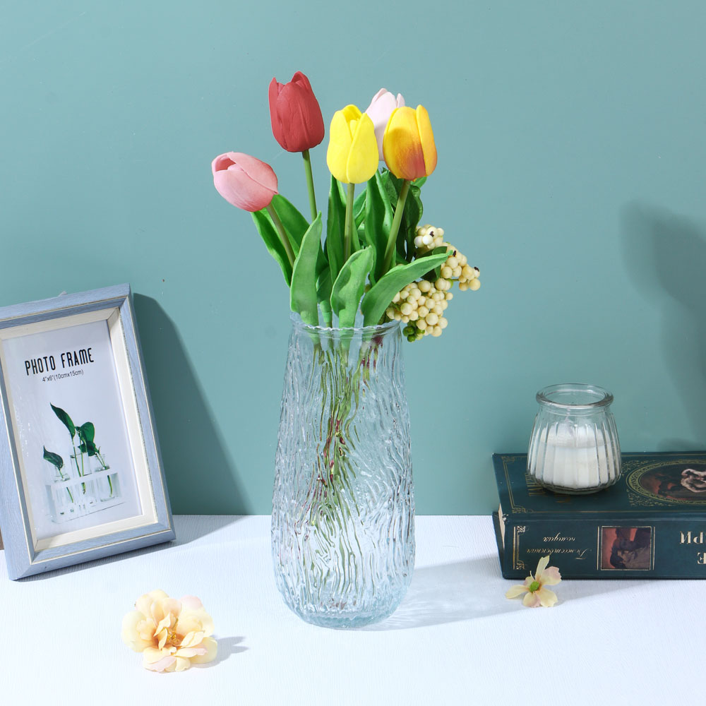 Ваза 20 см, стекло, цвет прозрачный, арт.03-53 - #3