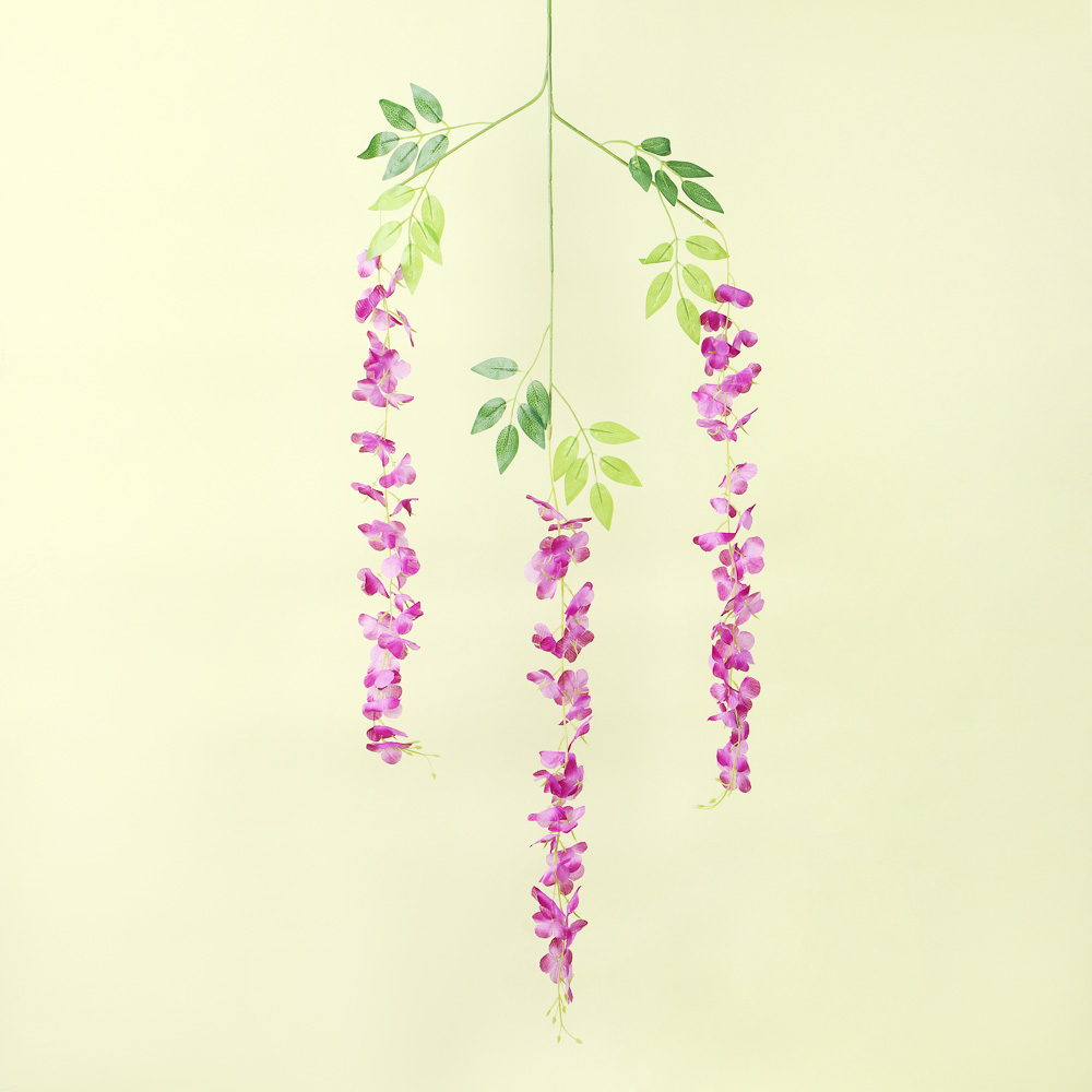 LADECOR Растение искусственное "Лиана цветочная " 2 цвета - фиолетовые - #7