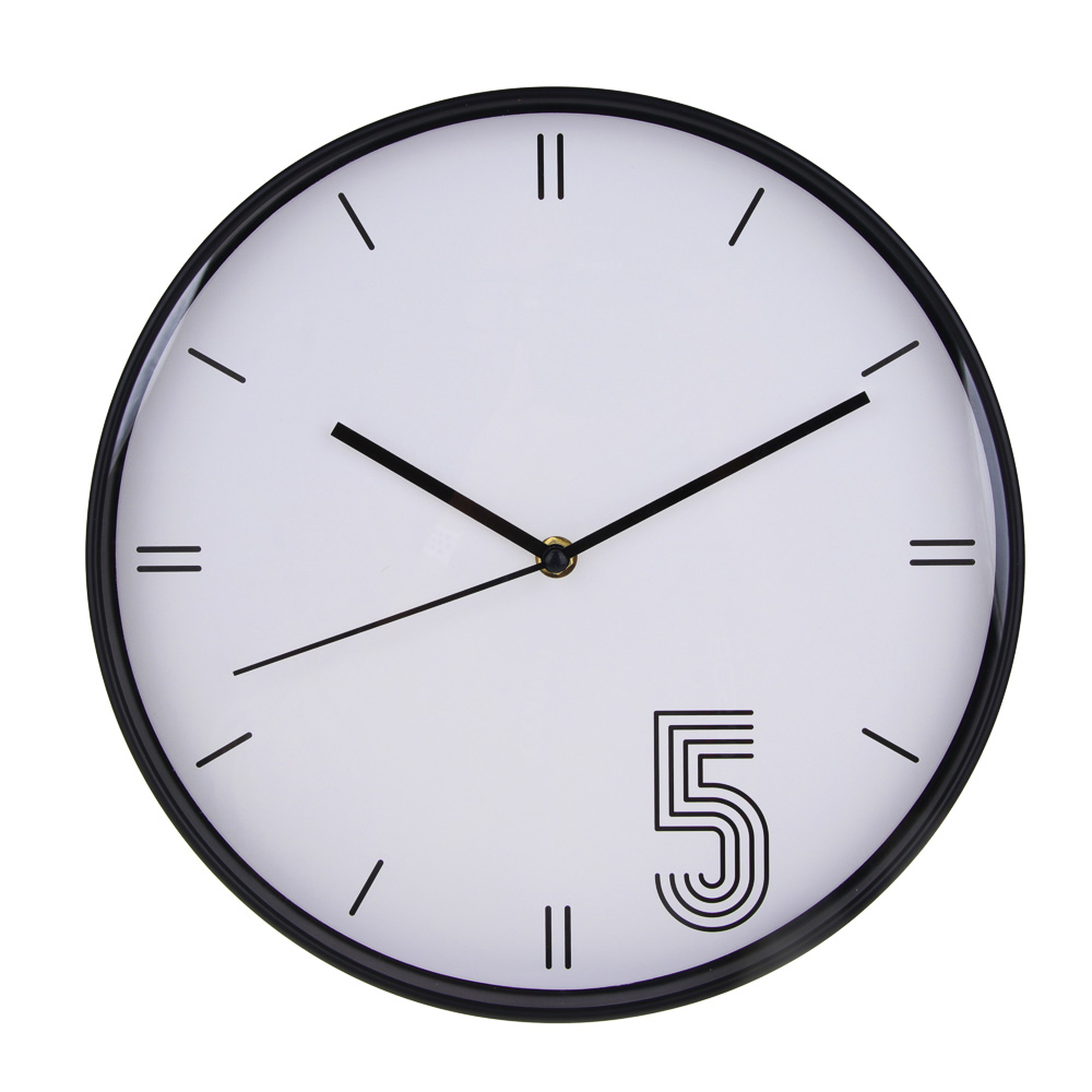 LADECOR CHRONO Часы настенные круглые, пластик, d30 см, тикающий ход, 1xАА, арт08-29 - #1