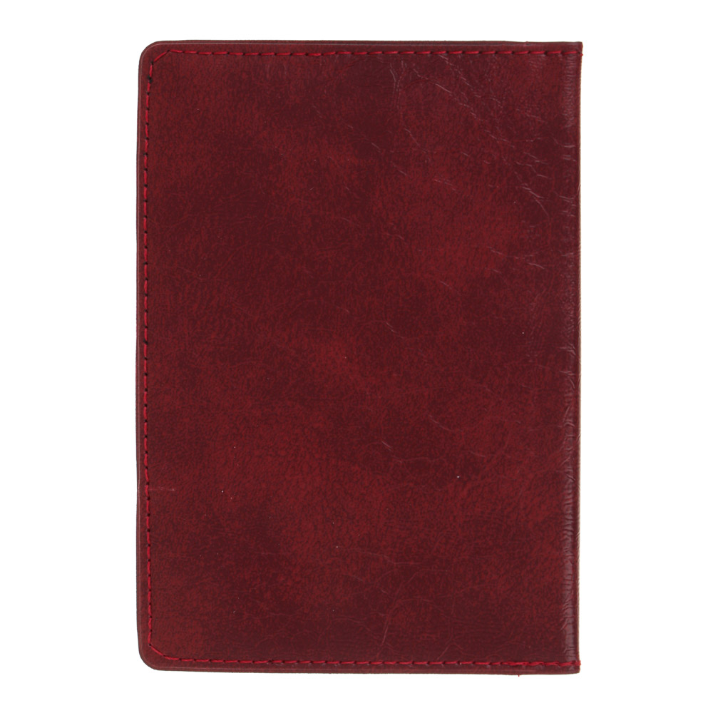 ЮL Обложка для паспорта с окном, ПУ, 14х10см, 2-3 цвета - #4