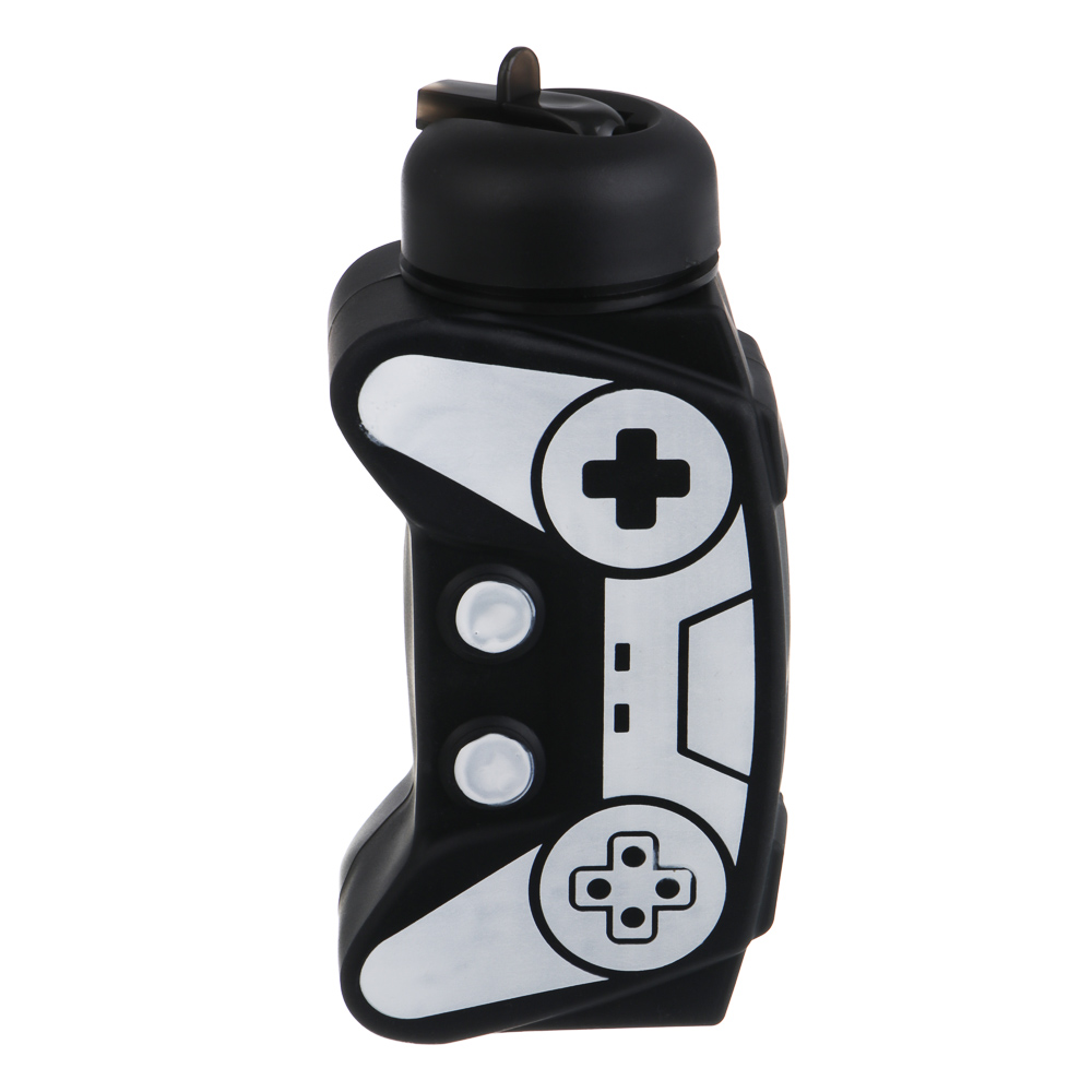 Бутылка для воды тм LADECOR "Джойстик", 600 мл, силикон, 2 вида - #2
