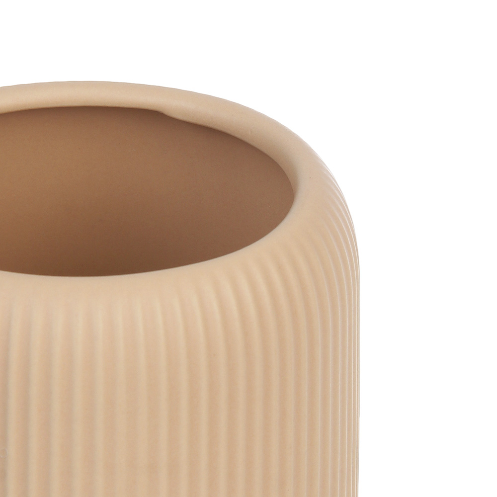 Стакан для ванной комнаты тм VETTA Монтана, доломит, бежевый, 7,5х7,5х10,5см - #3