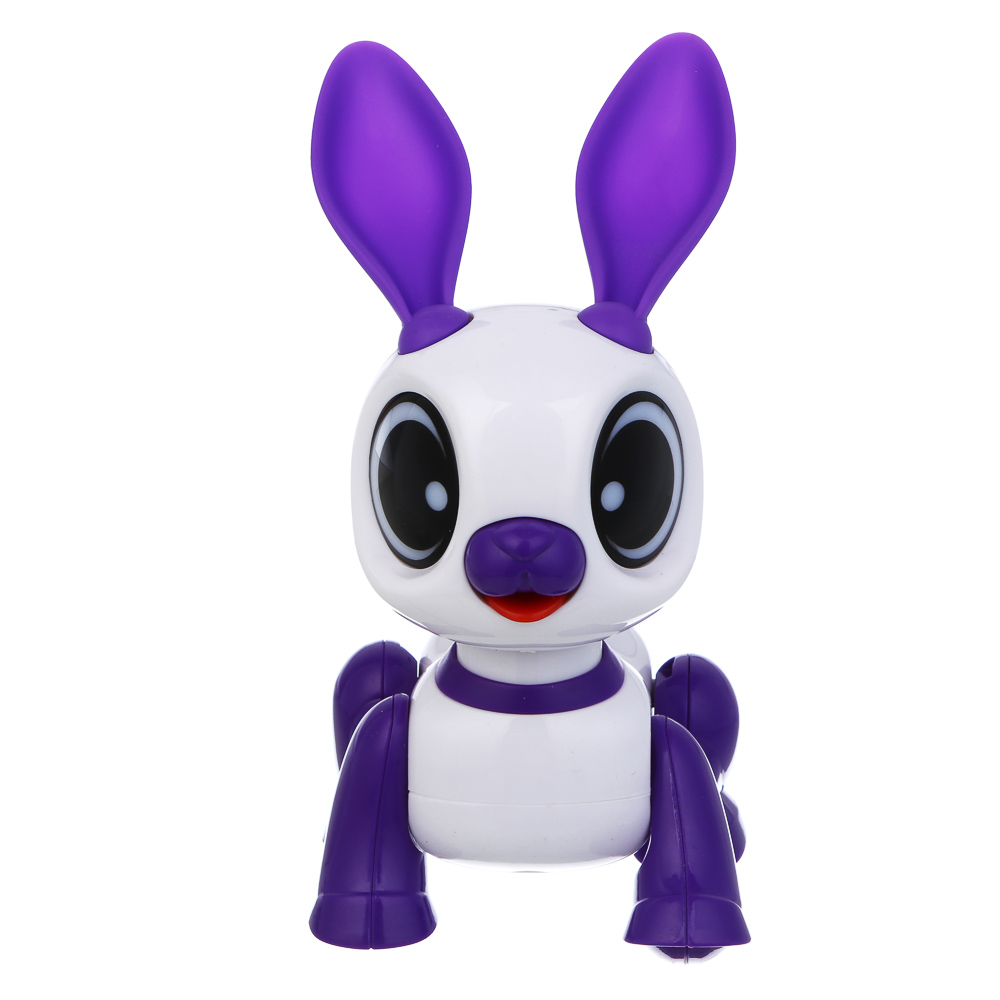 ИГРОЛЕНД Игрушка "Интерактивный питомец" зайчик, ABS, звук, свет, движ., 2хAAA, 12,5х8х13,5 см - #5