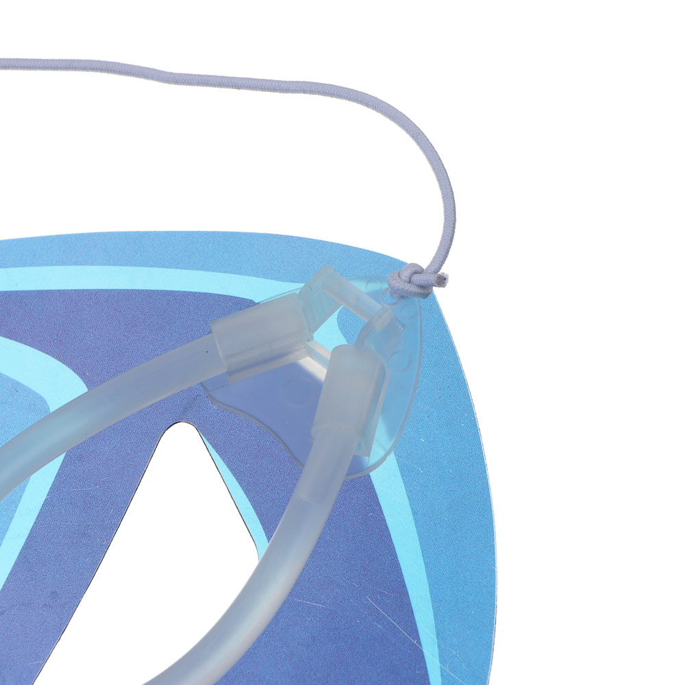 СНОУ БУМ Маска неоновая, 18-20х9-12 см, пластик, 4 дизайна - #6